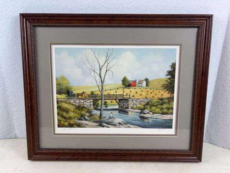 Tom Miller Print ( Going Home ) 11/500 , Signed , 20”x16”