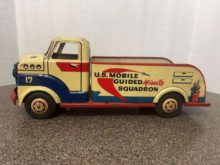 Vintage Metal Truck U.S. Missile Squadron