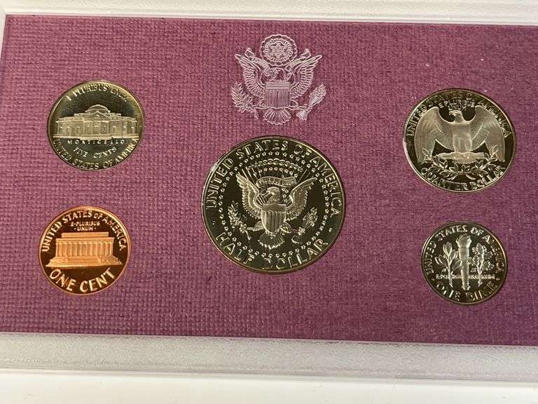 1987, 1988, 1989, 1990 US Proof Sets