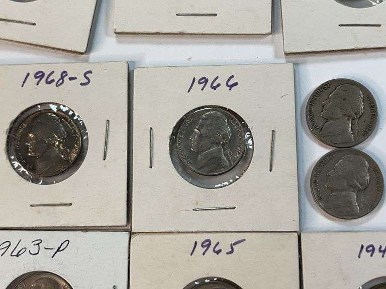 Jefferson Nickels and 1926 Buffalo Nickel