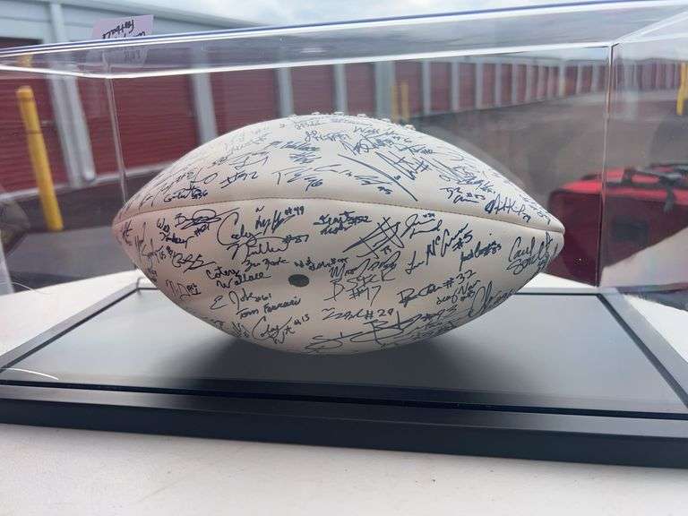 Autographed WVU Football