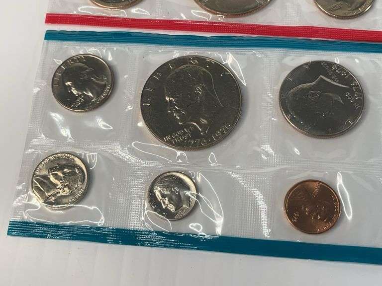 1975, 1976, 1977 Uncirculated Mint Sets