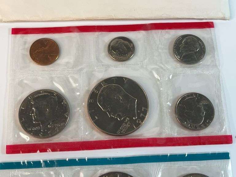 1975, 1976, 1977 Uncirculated Mint Sets