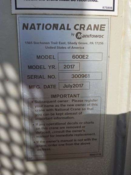 2018 Peterbilt PB348 showing 43,073 mi, 6,155 hrs - runs