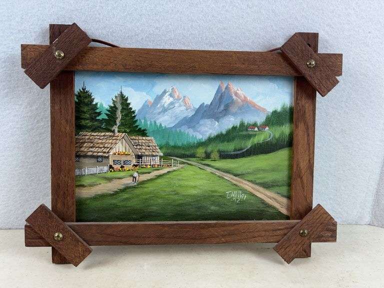 Tom Miller Original Painting, Signed , 14” x 10”