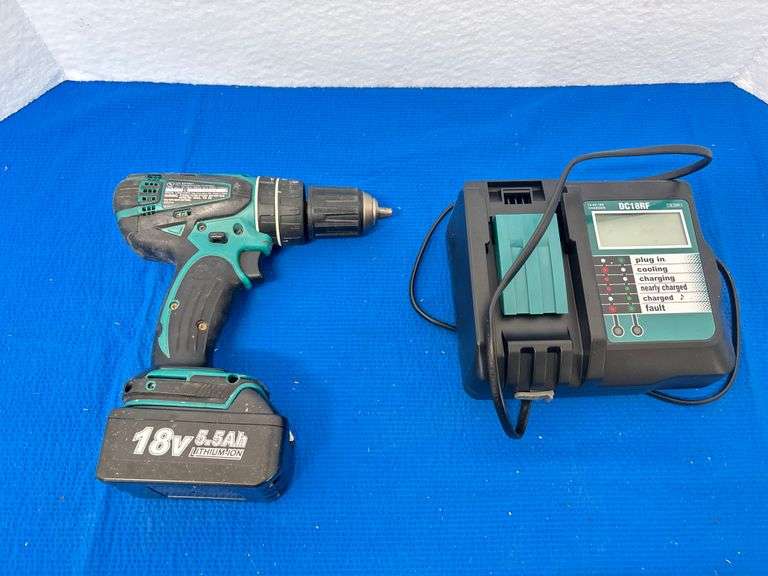 Makita 18V Drill, Chgr, 1 Battery