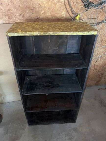 Four Tier Wooden Shelving Unit