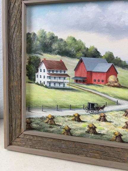 Tom Miller Original Painting, Signed , 26”x17.5”