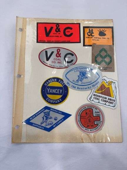 (19) Coal Miner Hardhat Stickers