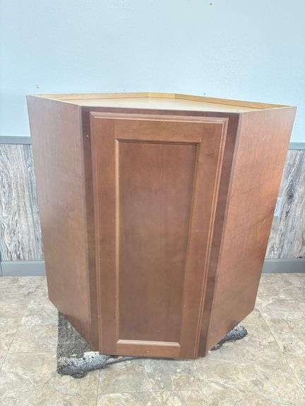 Corner Cabinet 38"W 28"D 64"H