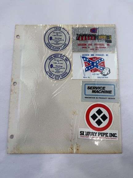 (7) Coal Miner Hardhat Stickers