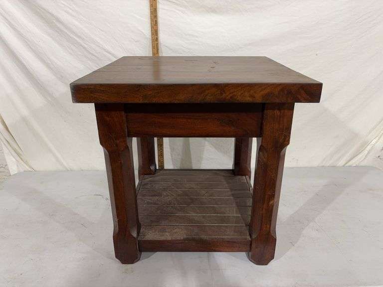 Wooden end table