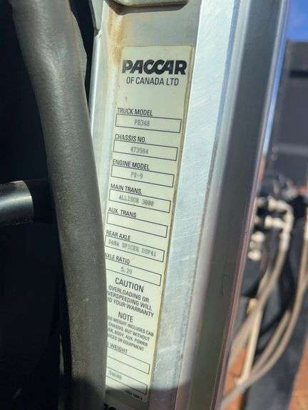 2018 Peterbilt PB348 showing 43,073 mi, 6,155 hrs - runs