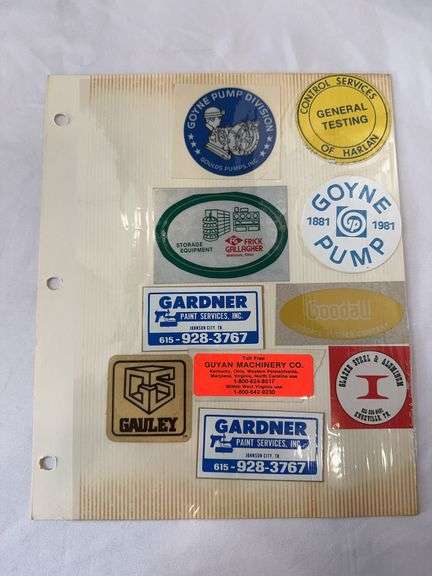 (20) Coal Miner Hardhat Stickers