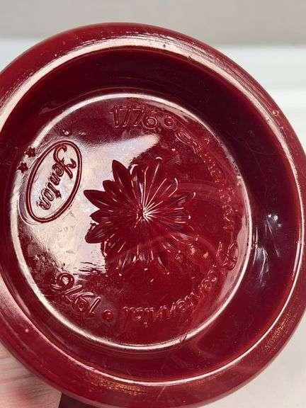 Fenton Ruby Bicentennial Glass – Eagle & Valley Forge Plate