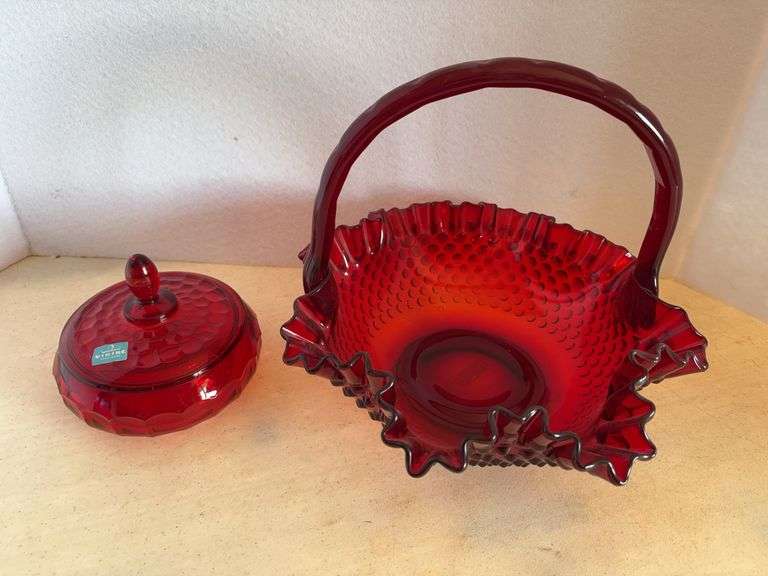 Ruby Red Glassware Includes One Viking