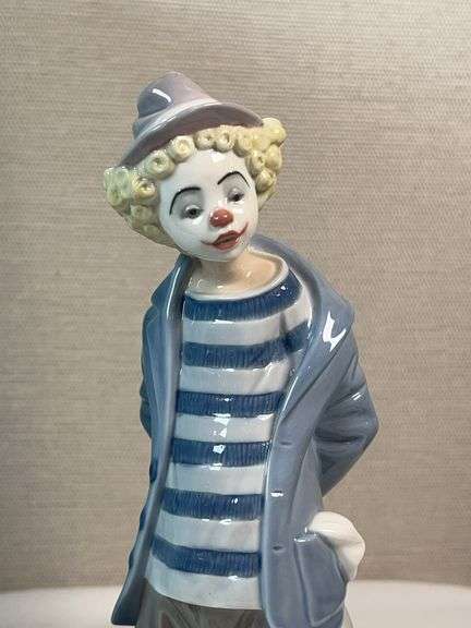 Lladro #7602 “Payasito Contemplativo” Clown Figurine w/ Original Box