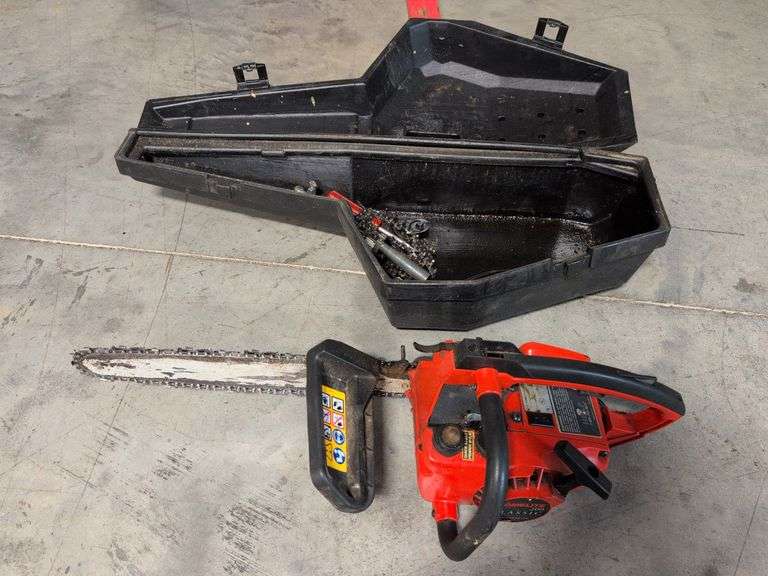 Homelite 200 classic gas powered chain saw - works