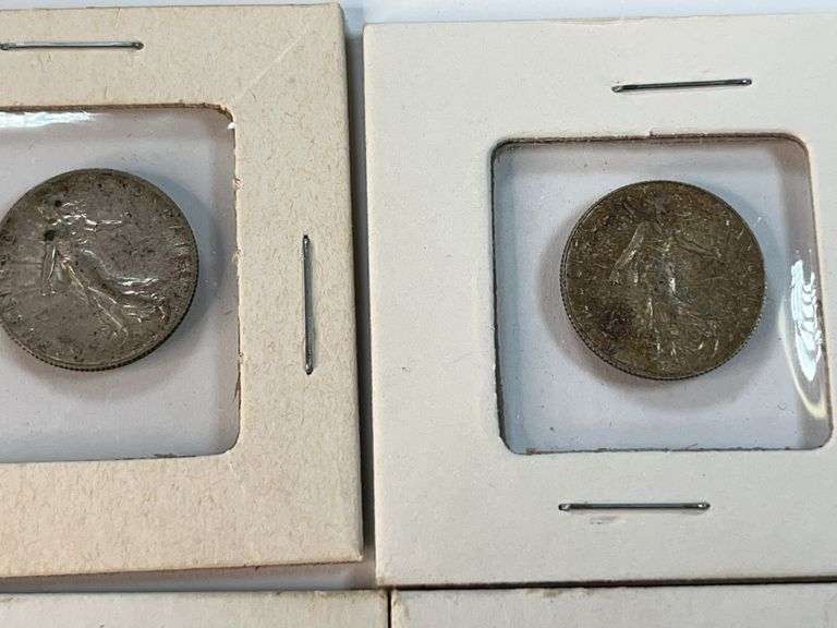 (14) Foreign Coins with Silver Content and 1840 American Coin