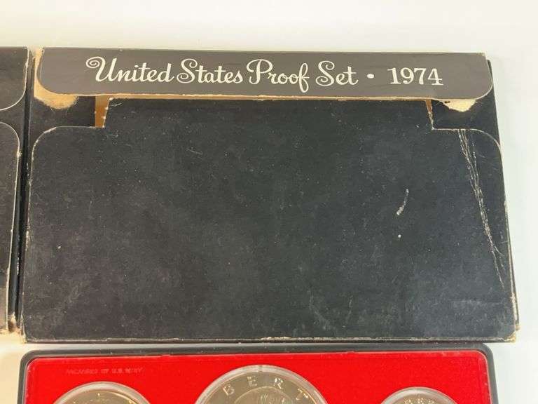 1973, 1974, 1975 US Proof Sets