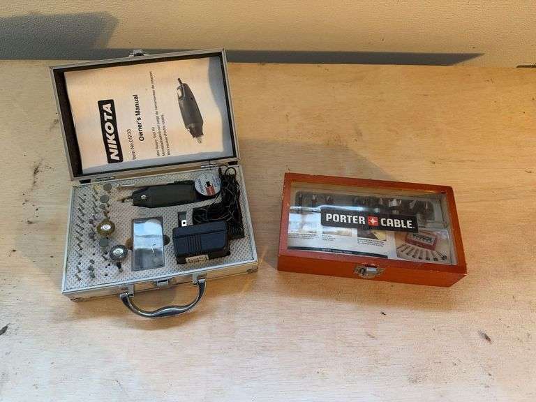 Porter Cable Forstner Bits and NIKOTA Mini Rotary Tool Kit - Kaufman ...