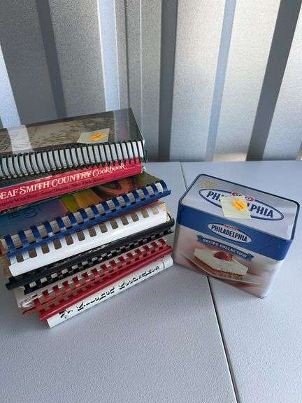 Assortment of Recipe Books and Recipes