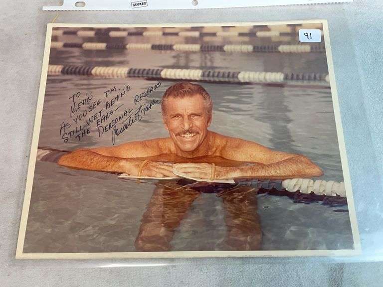 Buster Crabbe Signed 8x10 Photo - JSA