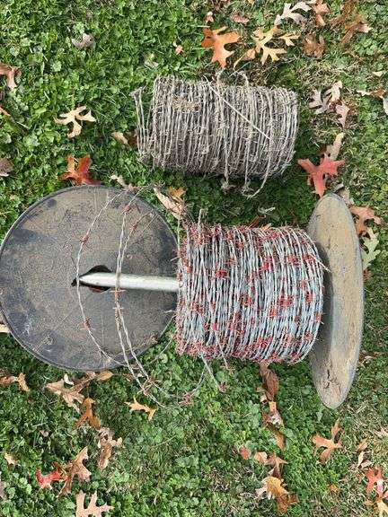 (2) Rolls of Barbed Wire
