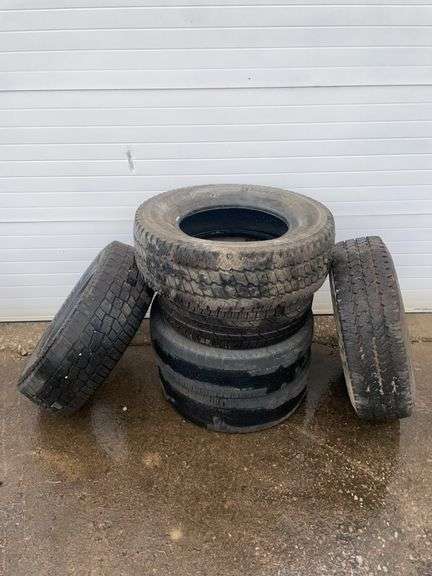 (6) misc. tires including Bridgestone, Transforce, Terrain Beast & others