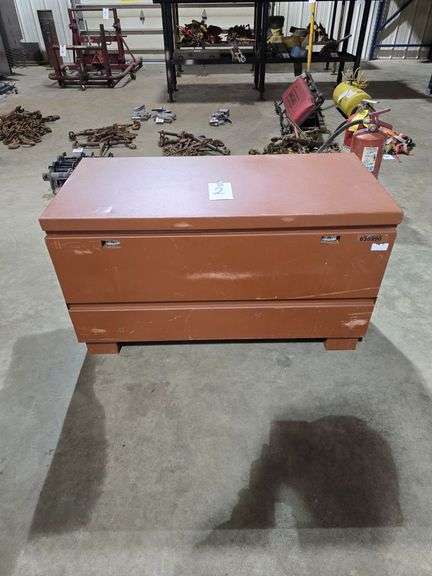 SMALL JOB SITE TOOL BOX 42" LONG, 20" WIDE, 23.5" TALL