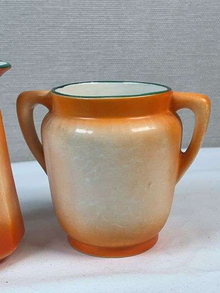 Royal Bayreuth Bavaria Coaching & Fox Hunt Creamer & Sugar