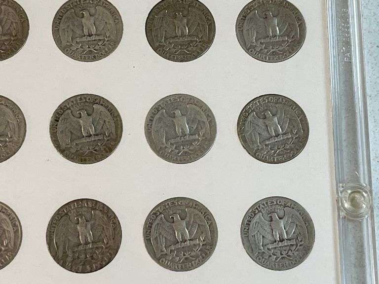 Washington Quarters Set -Missing 32-D, 32-S