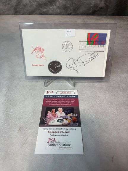 Roy E. Disney Signed First Day Cover - JSA