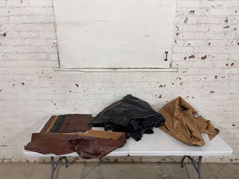 Miscellaneous pieces of leather