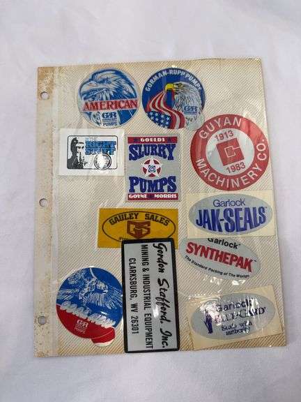 (13) Coal Miner Hardhat Stickers