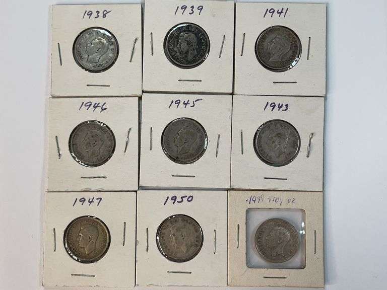 (9) Canadian Quarters