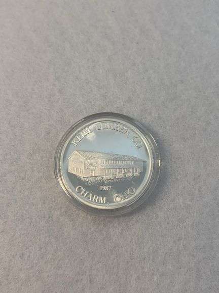 1987 Keim Lumber Silver Round