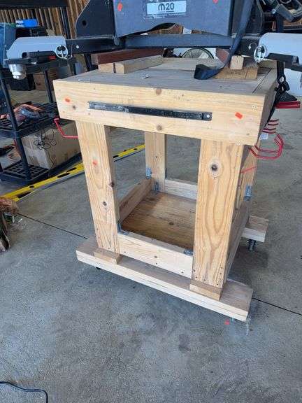 Wooden Rolling Table