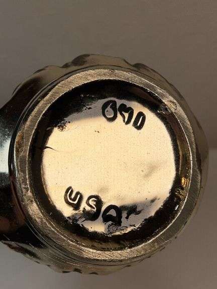 Mccoy Pottery Silver Grapes Pitcher