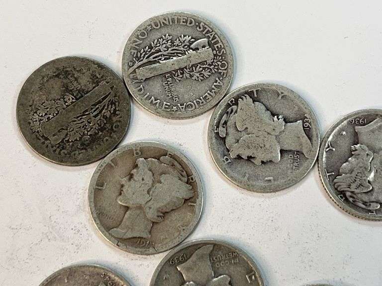 (20) Mercury Dimes
