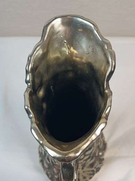 Mccoy Pottery Silver Grapes Pitcher