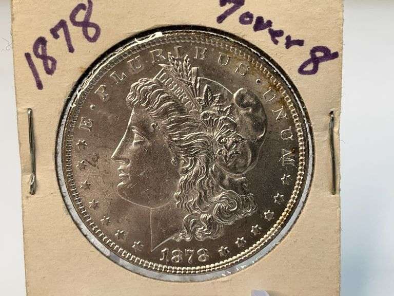 1878 Morgan Dollar – 7/8 Tail Feathers V