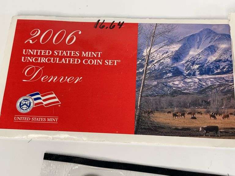 2005, 2006 Denver and 2005, 2006 Philadelphia Mint Uncirculated Sets