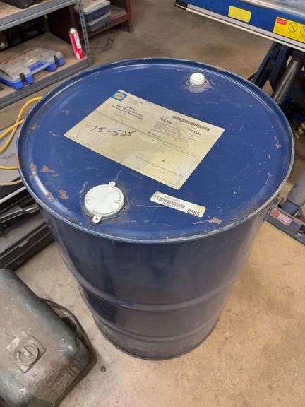 55 gallon sealed drum full of synthetic motor oil 5W-20