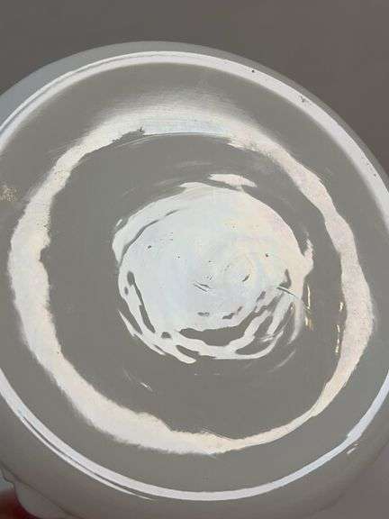 Fenton Paneled Milk Glass Crimped Bud Vase