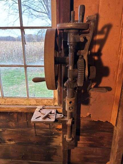Vintage drill press