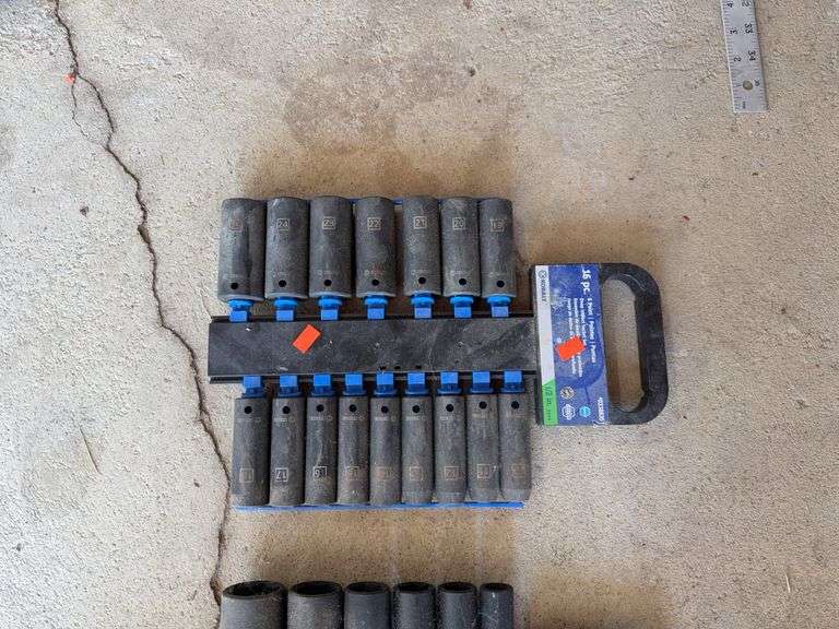 Lot of Impact Deep well Sockets