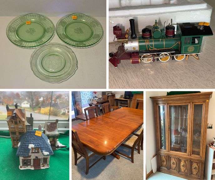 Furniture, Glassware, Christmas Decorations (WV)
