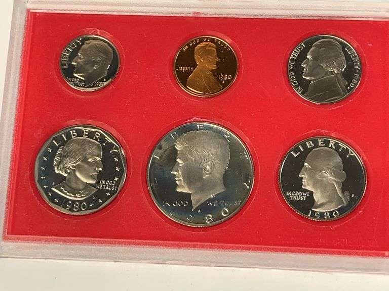1980, 1981, 1982 US Proof Sets