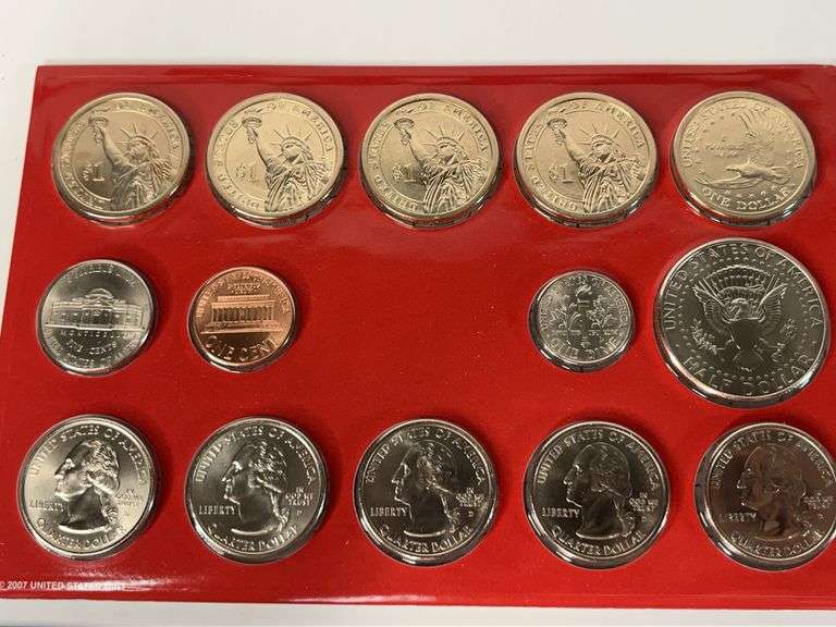 2007 and 2008 Denver and Philadelphia Mint Uncirculated Sets